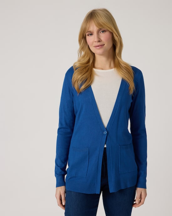 Produktabbildung für Longcardigan mit Taschen