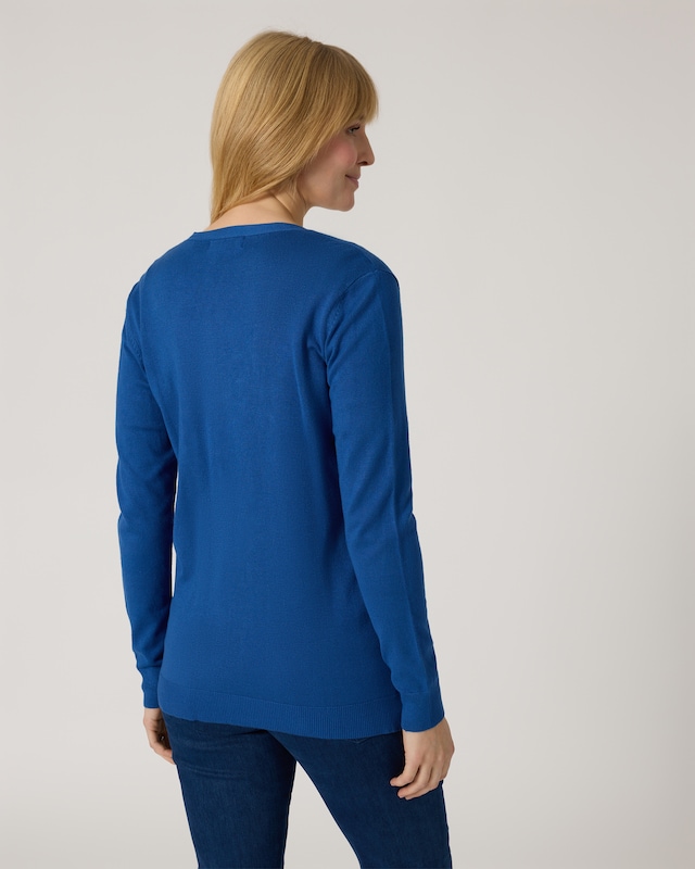Longcardigan mit Taschen