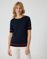 Produktabbildung für Kurzarmpullover aus Lyocell