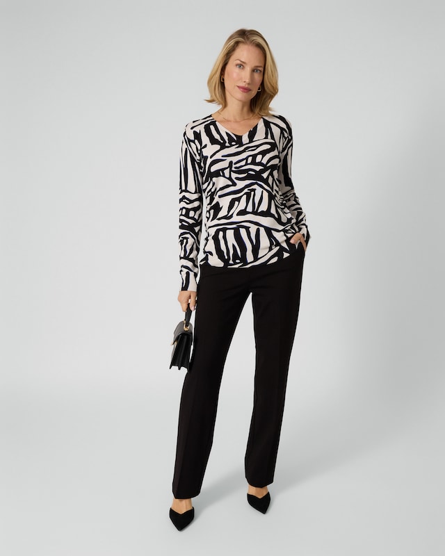 Pullover mit Grafikdruck