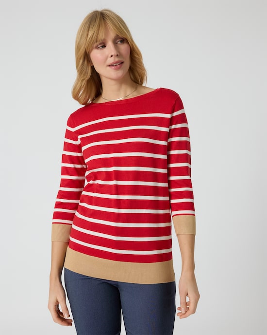 Produktabbildung für Pullover mit Streifen