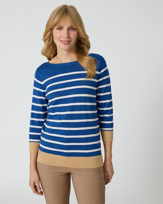 Produktabbildung für Pullover mit Streifen
