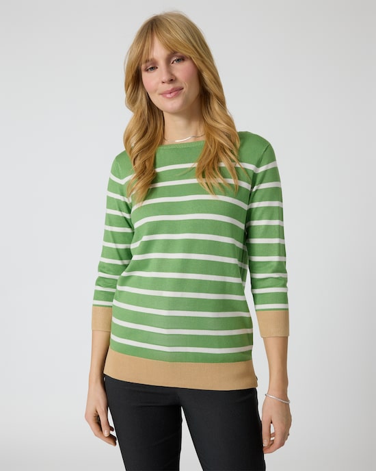 Produktabbildung für Pullover mit Streifen