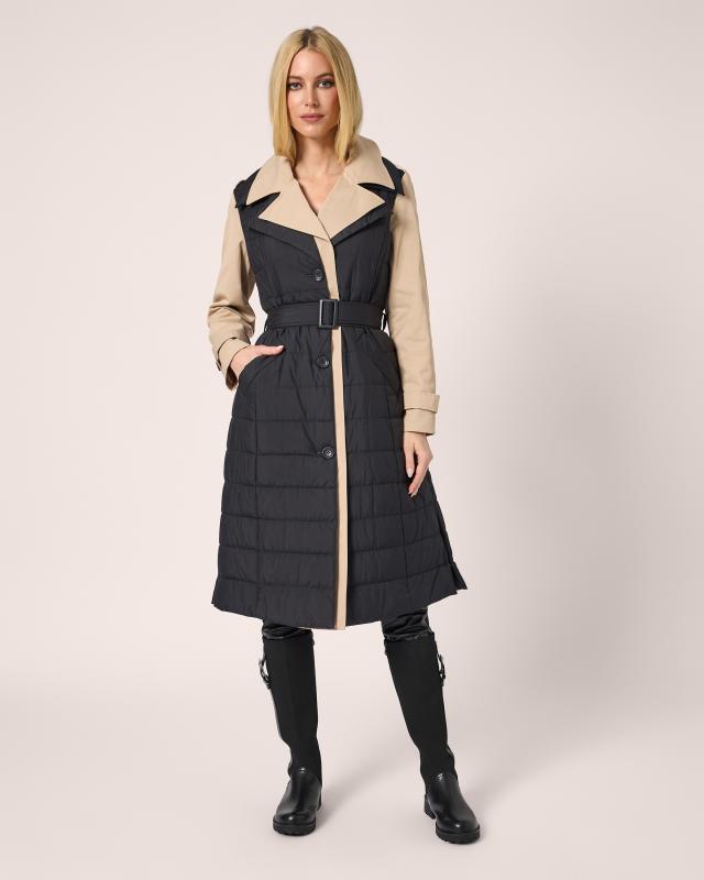 Trenchcoat im 2-in1-Look