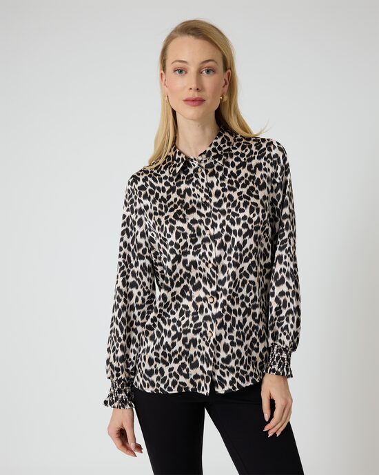 Produktabbildung für Bluse mit Leodruck