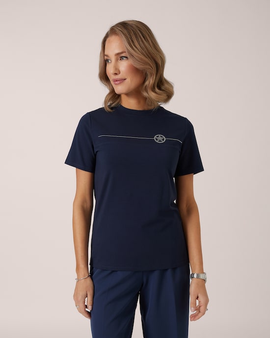 Produktabbildung für Shirt mit Logo-Print