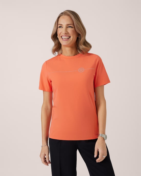 Produktabbildung für Shirt mit Logo-Print