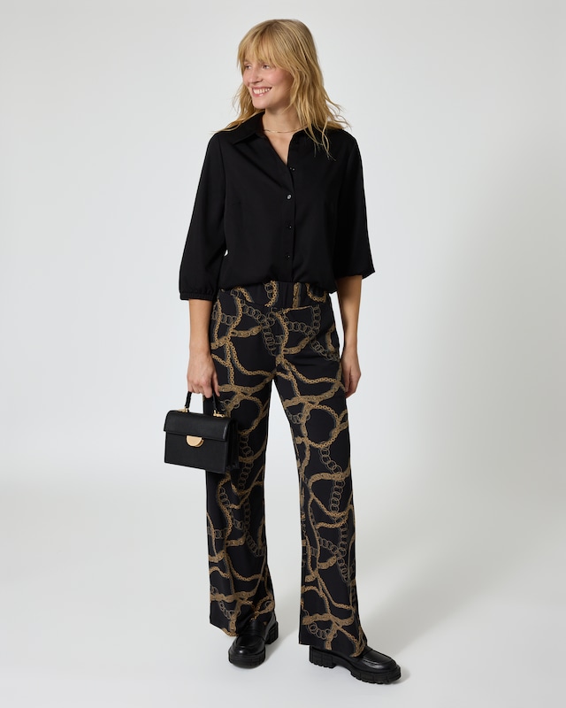 Bluse mit Ballonärmeln