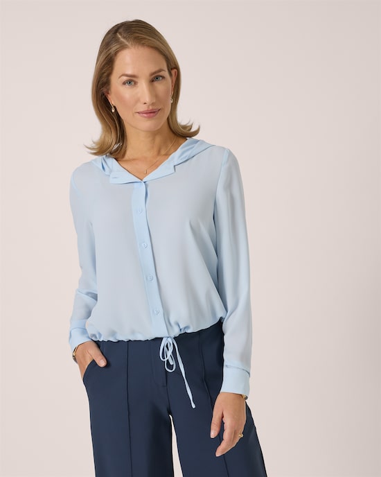 Produktabbildung für Bluse mit Kapuze