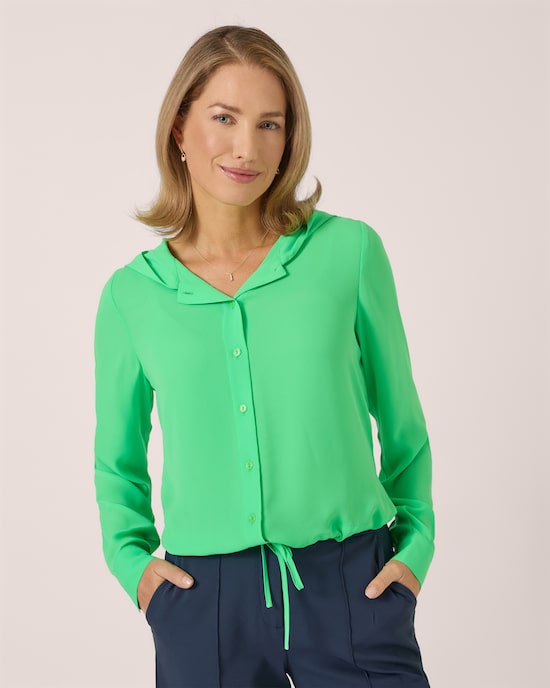 Produktabbildung für Bluse mit Kapuze