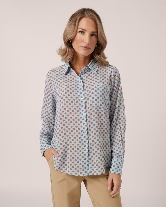 Produktabbildung für Bluse mit Tupfen