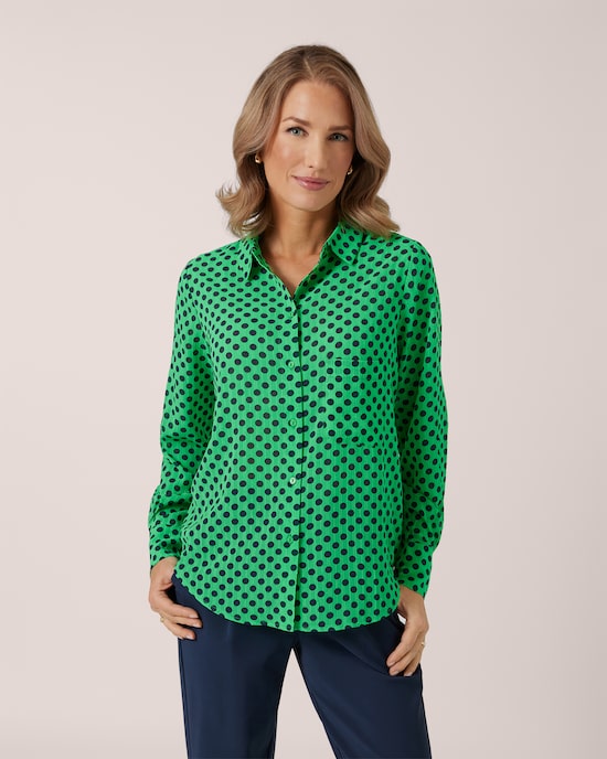 Produktabbildung für Bluse mit Tupfen