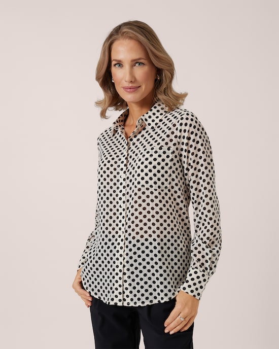 Produktabbildung für Bluse mit Tupfen