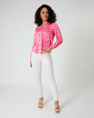 Bluse mit Zebraprint