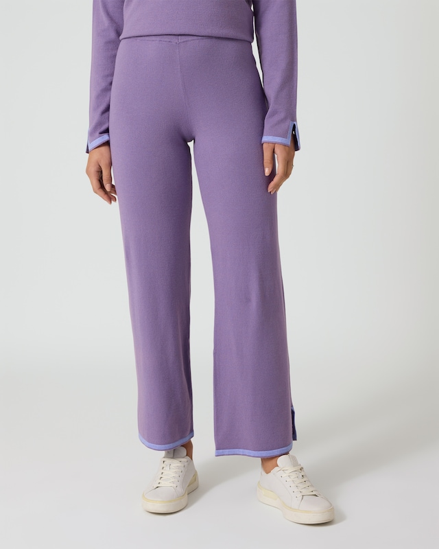 Hose mit Kontrastdetails