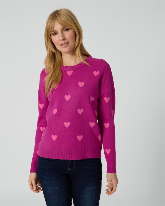 Produktabbildung für Herz-Pullover