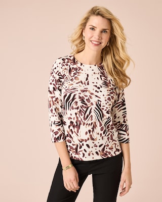 Produktabbildung 2 für Pullover mit Animaldruck