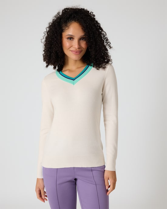 Produktabbildung für Pullover mit Farbdetail