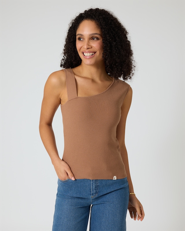 Top mit Ausschnittdetail