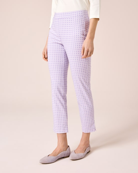 Produktabbildung für Bengalin-Schlupfhose cropped mit Karodruck