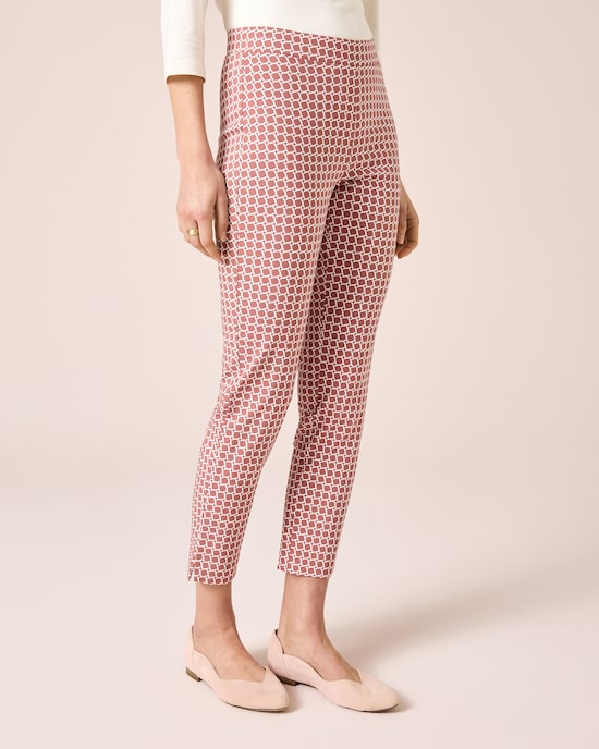 Produktabbildung für Bengalin-Schlupfhose cropped mit Karodruck