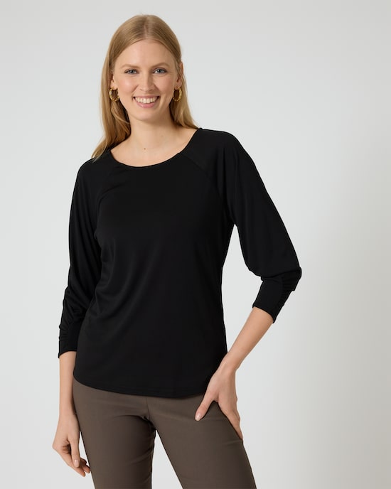 Produktabbildung für Shirt mit Drapé-Detail
