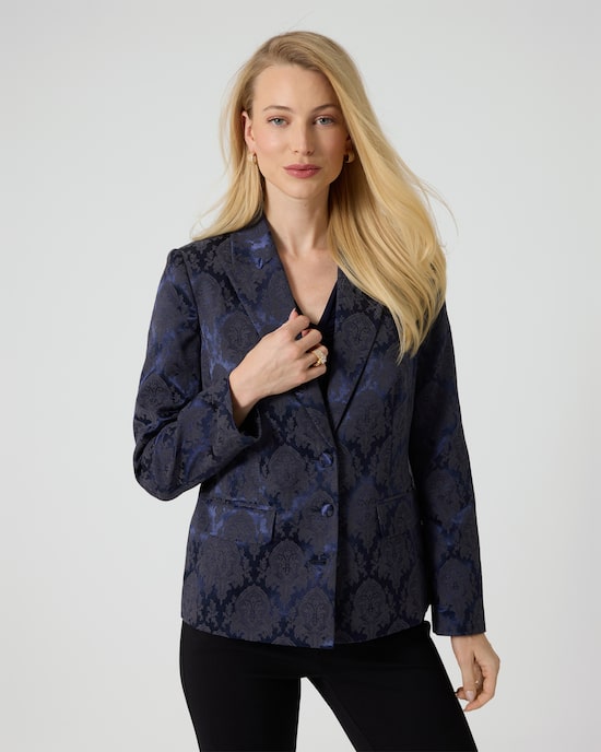 Produktabbildung für Blazer mit Jacquard