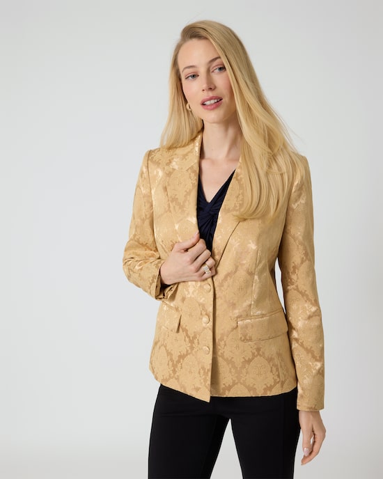 Produktabbildung für Blazer mit Jacquard