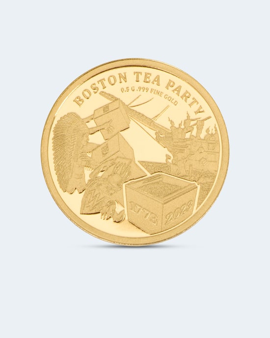 Produktabbildung für Goldmünze Boston Tea Party 2023