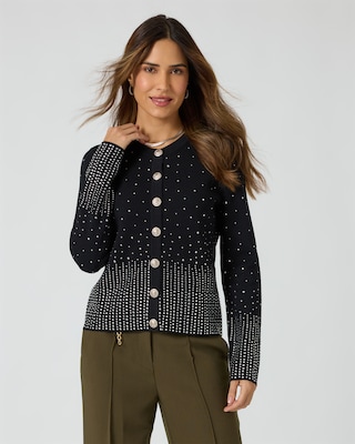 Produktabbildung 1 für Cardigan mit Strass