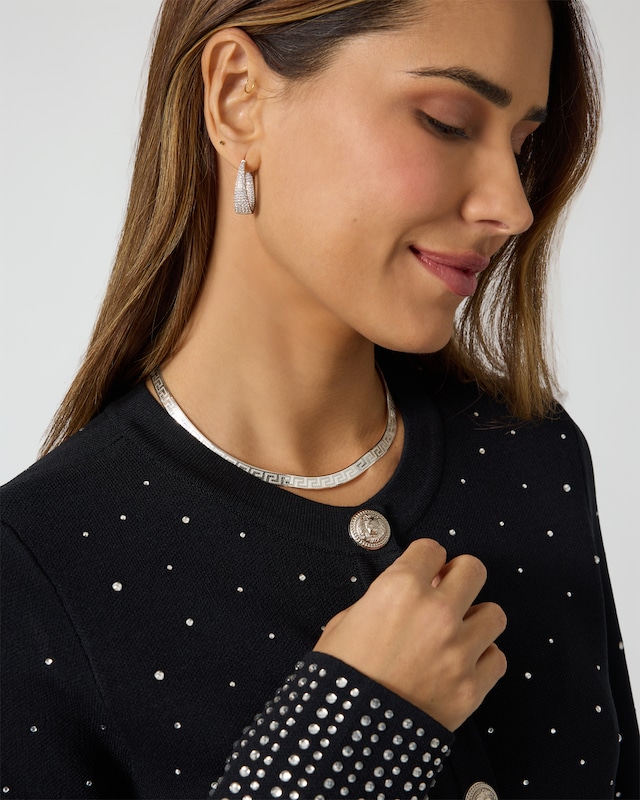 Cardigan mit Strass