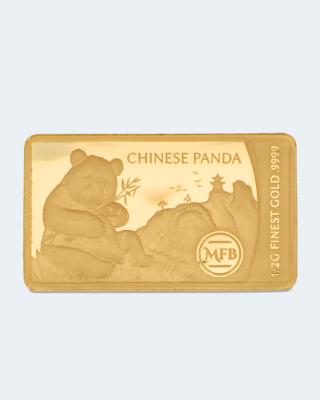 Goldmünzbarren Most Famous Bullion Panda 2022