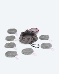 Produktabbildung für Abschmink-Wölkchen mit Tasche, 8tlg.