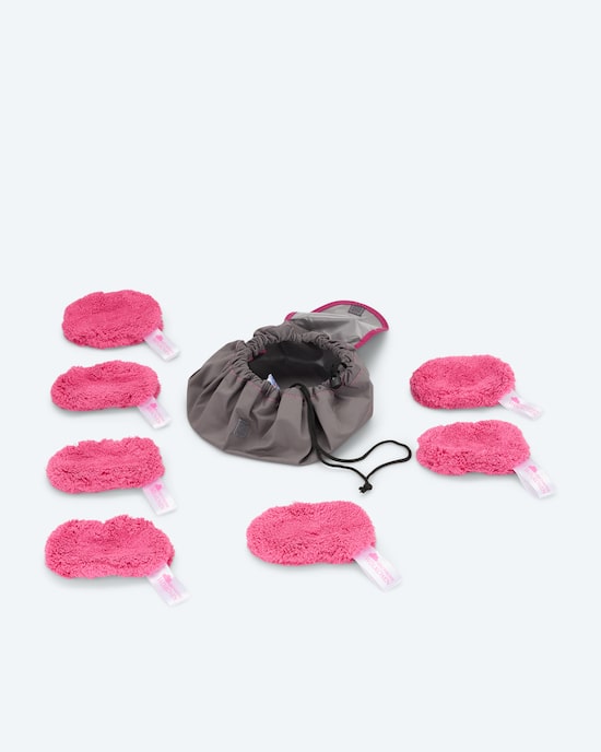 Produktabbildung für Abschmink-Wölkchen mit Tasche, 8tlg.