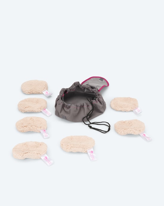 Produktabbildung für Abschmink-Wölkchen mit Tasche, 8tlg.