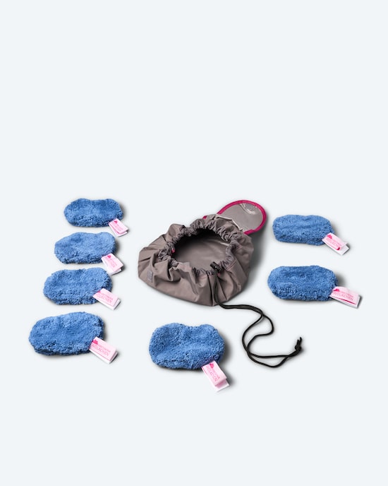 Produktabbildung für Abschmink-Wölkchen mit Tasche, 8tlg.