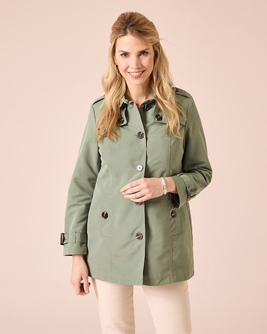 Produktabbildung für Trenchcoat mit Dekoknöpfen