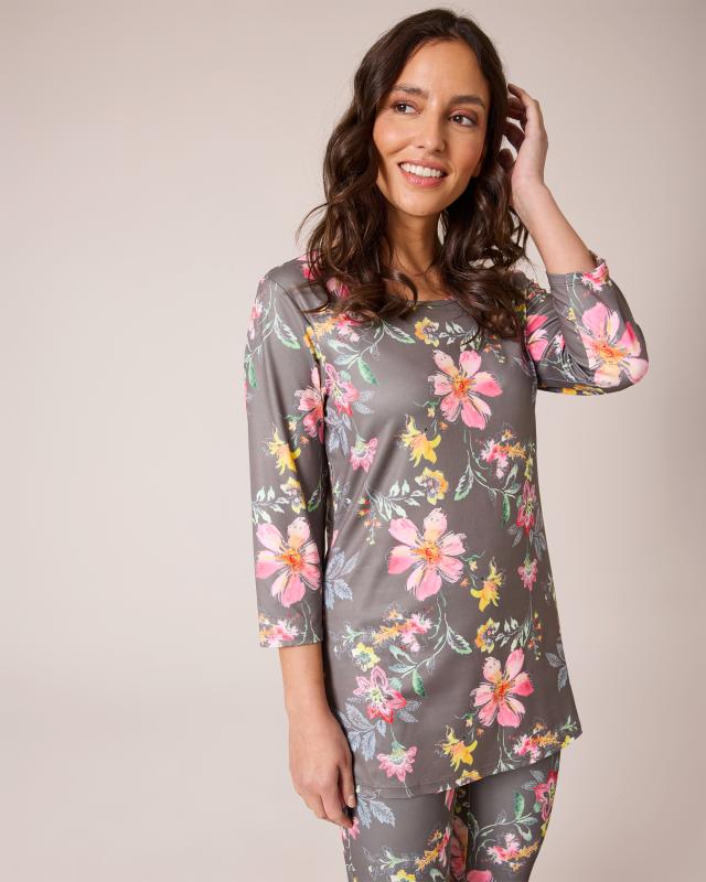 Longshirt mit Print