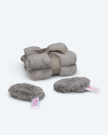 Produktabbildung für Haarturban & Abschminkwölkchen, 4tlg.