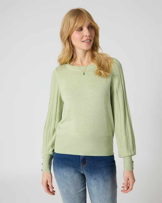 Produktabbildung für Pullover mit weiten Ärmeln