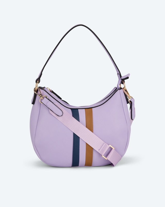 Beuteltasche mit Kontraststreifen