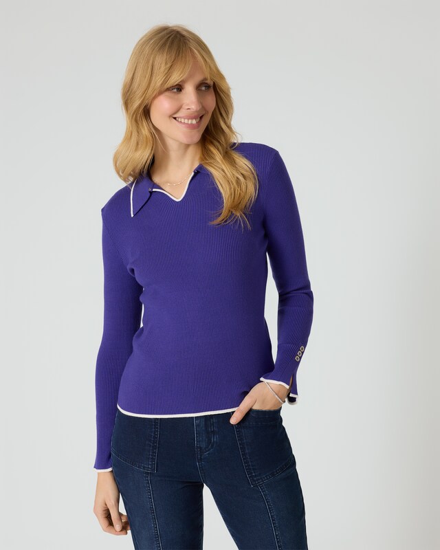 Pullover mit Kragen