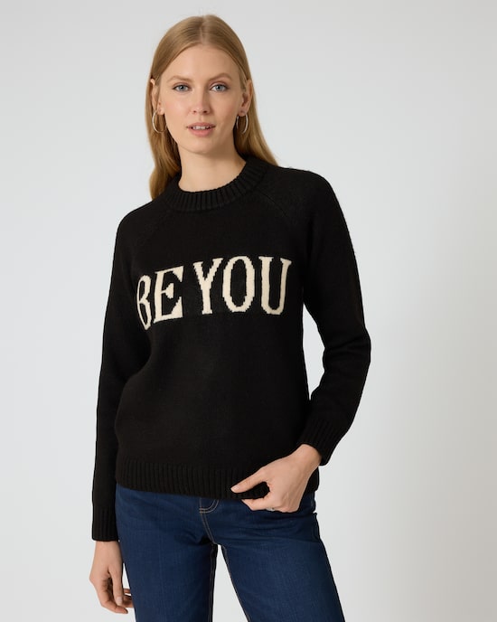Produktabbildung für Strickpullover mit Intarsia