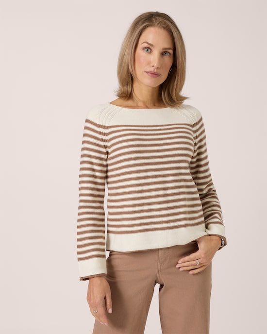 Produktabbildung für Pullover mit Streifen