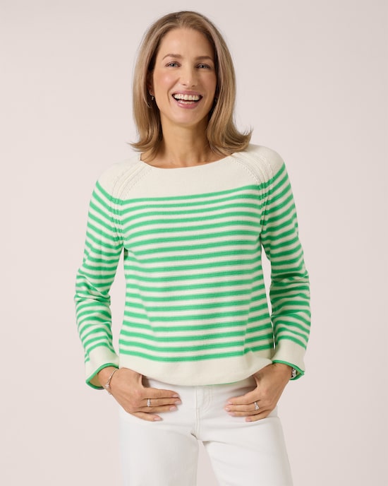 Produktabbildung für Pullover mit Streifen