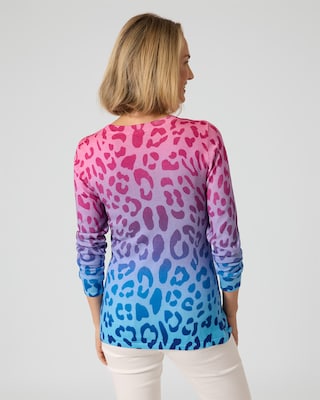 Produktabbildung 4 für Pullover mit Ombre-Animaldruck
