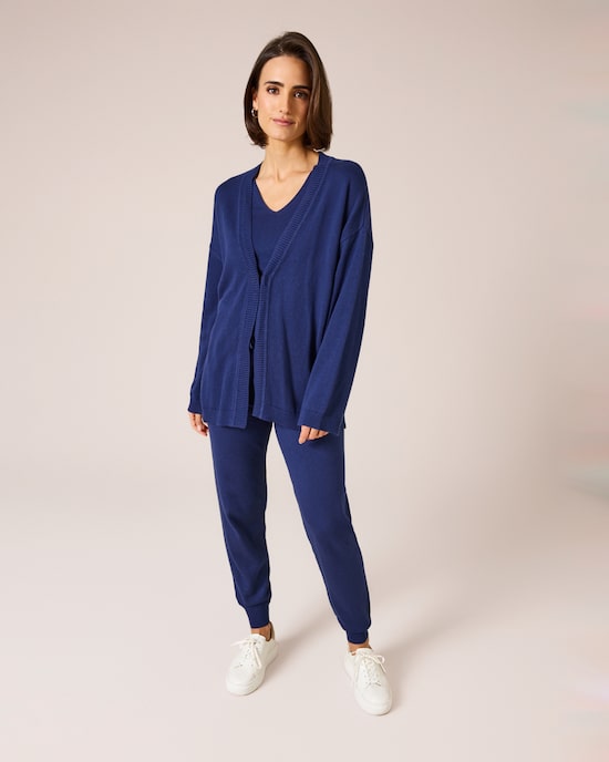 Produktabbildung für Set aus Top, Hose & Cardigan