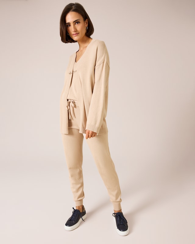 Set aus Top, Hose & Cardigan