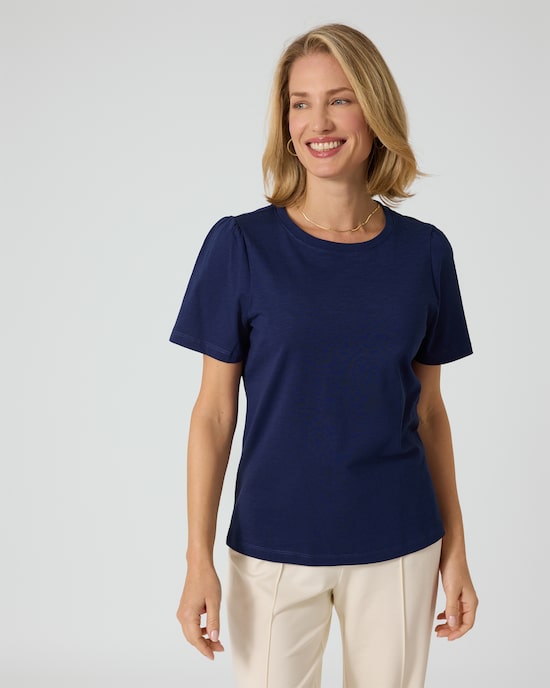 Produktabbildung für Shirt mit Puffärmeln