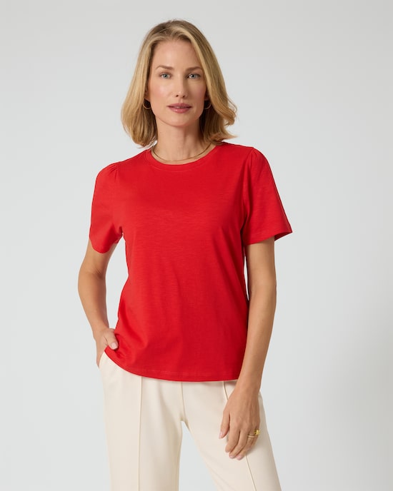 Produktabbildung für Shirt mit Puffärmeln